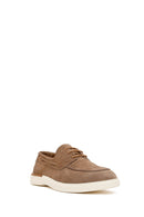 Men's Beige Lace-up Suede Leather Casual Shoes | Derimod