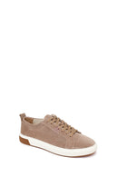 Men's Beige Lace-Up Suede Leather Sneaker | Derimod