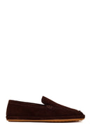 Men's Brown Suede Leather Loafer | Derimod