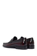 Men's Burgundy Leather Classic Loafer | Derimod