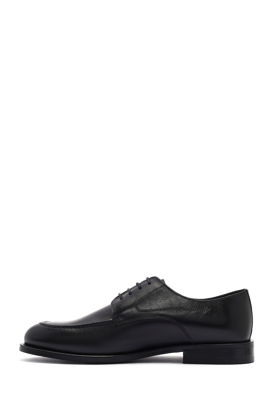 Men's Black Laced Leather Classic Shoes
