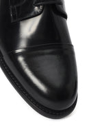 Men's Black Laced Leather Classic Shoes | Derimod