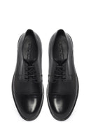 Men's Black Laced Leather Classic Shoes | Derimod