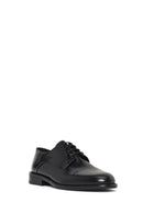 Men's Black Laced Leather Classic Shoes | Derimod