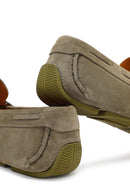 Erkek Yeşil Süet Deri Loafer | Derimod