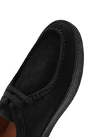 Men's Black Lace-Up Chunky Sole Suede Leather Casual Shoes | Derimod