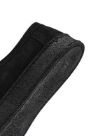 Men's Black Lace-Up Chunky Sole Suede Leather Casual Shoes | Derimod