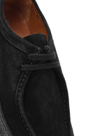Men's Black Lace-Up Chunky Sole Suede Leather Casual Shoes | Derimod