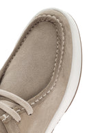 Men's Beige Lace-up Suede Leather Casual Shoes | Derimod