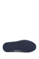 Men's Navy Blue Lace-up Suede Leather Casual Shoes | Derimod