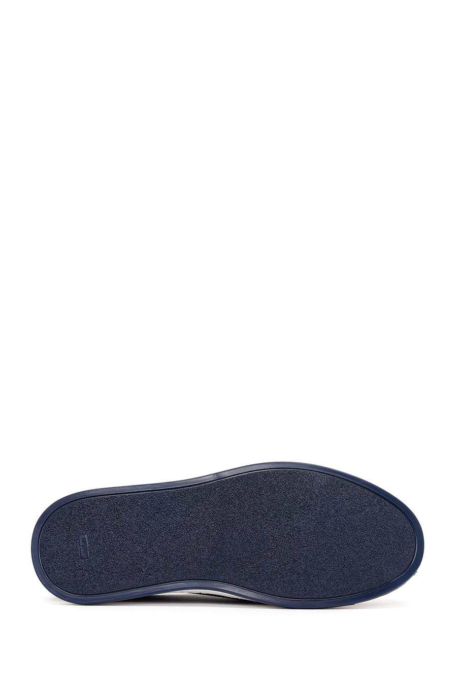 Men's Navy Blue Lace-up Suede Leather Casual Shoes