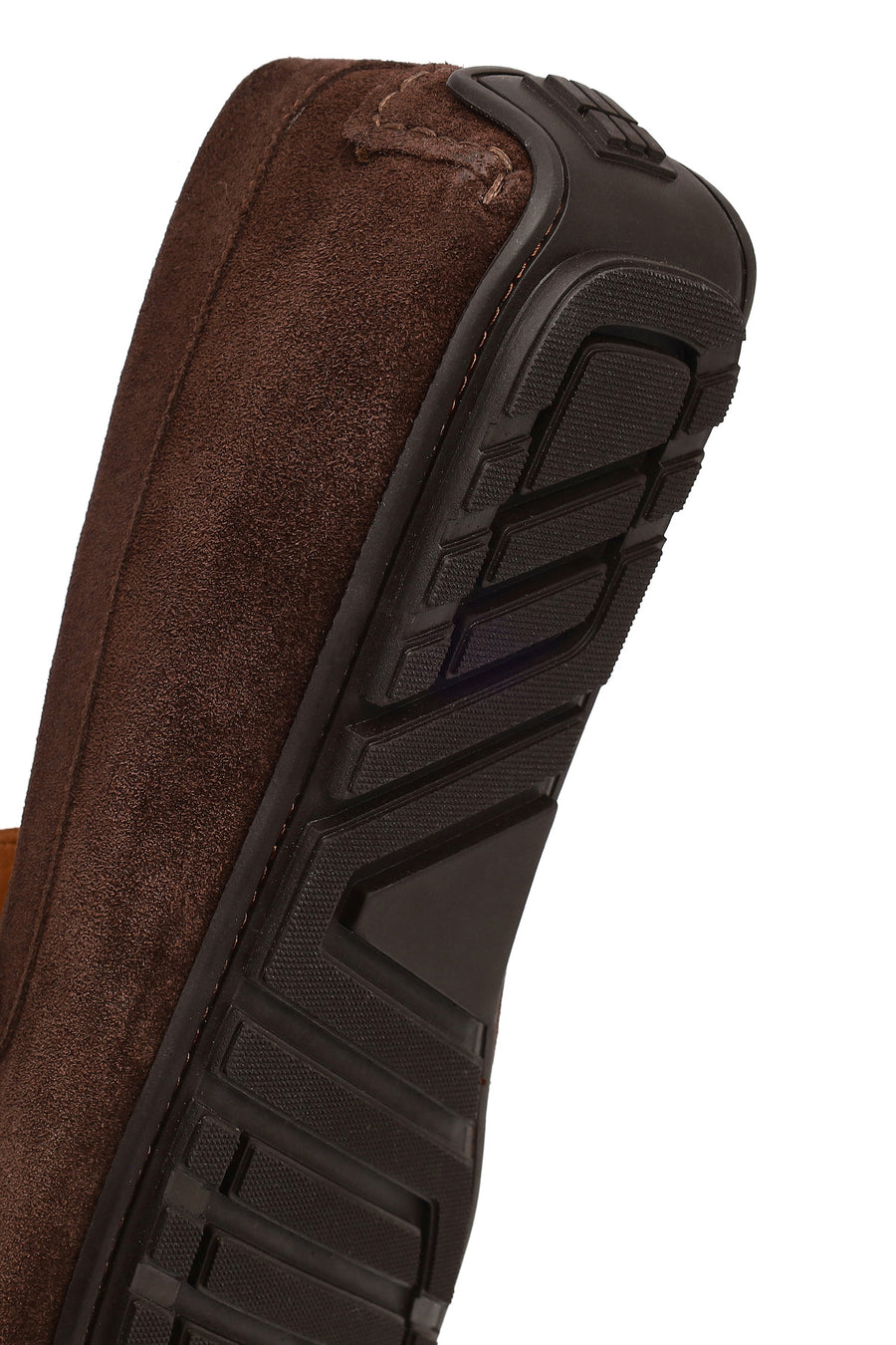 Men's Brown Tassel Suede Leather Loafer