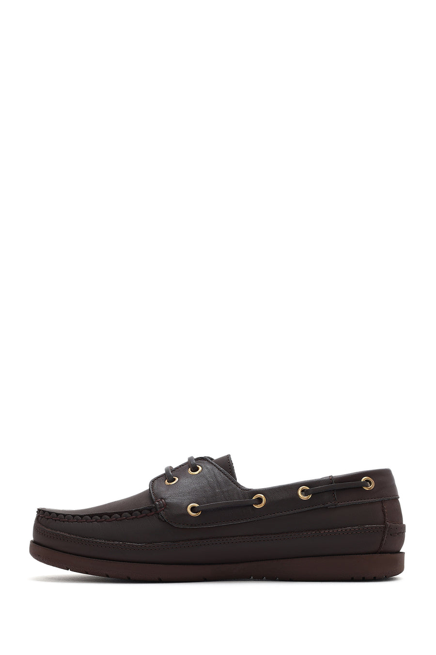 Men's Brown Lace-up Leather Casual Shoes