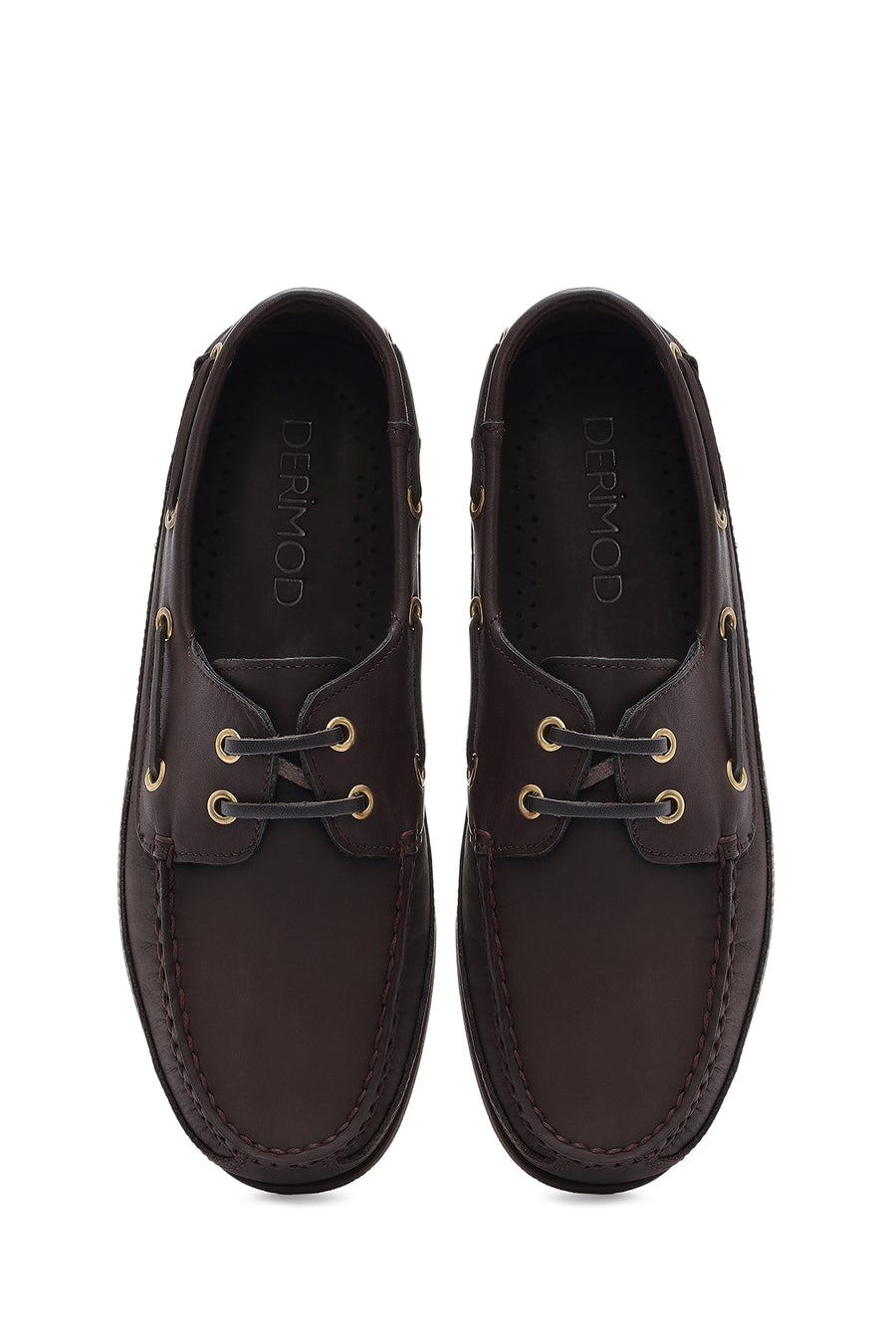 Men's Brown Lace-up Leather Casual Shoes