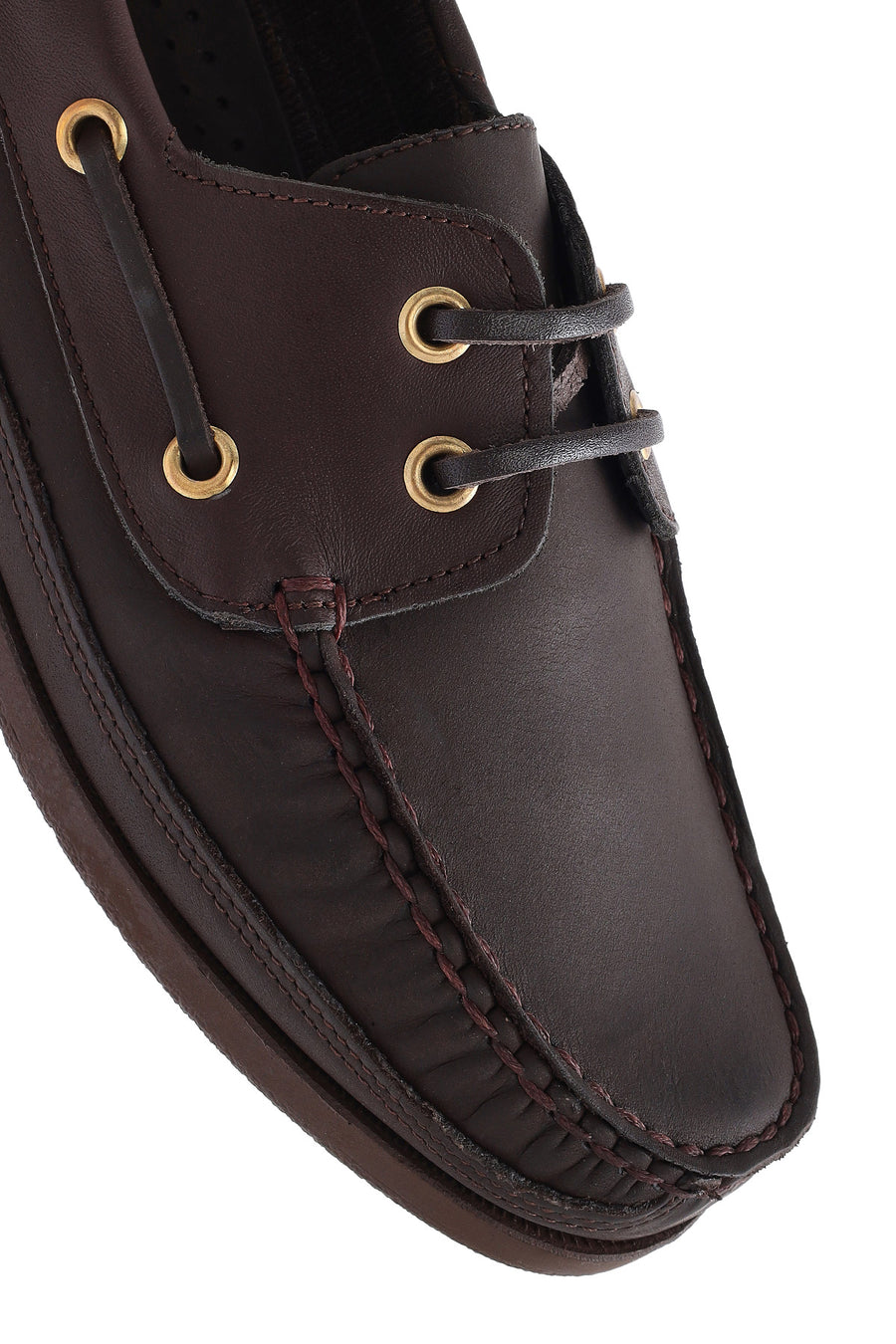 Men's Brown Lace-up Leather Casual Shoes