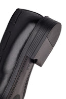 Male Black Tasselled Leather Classic Loafer | Derimod