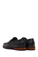 Men's Black Leather Loafer | Derimod