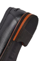 Men's Black Leather Loafer | Derimod
