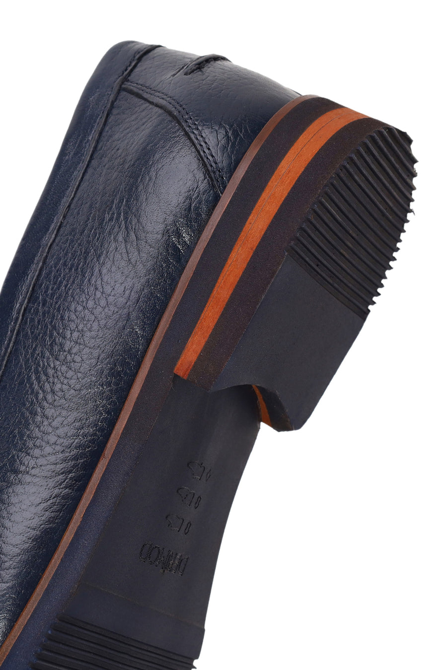 Men's Navy Blue Leather Loafer