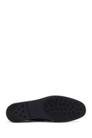 Men's Black Buckle Leather Casual Loafer | Derimod