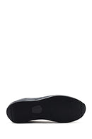 Men's Navy Blue Lace-up Leather Casual Sneaker | Derimod