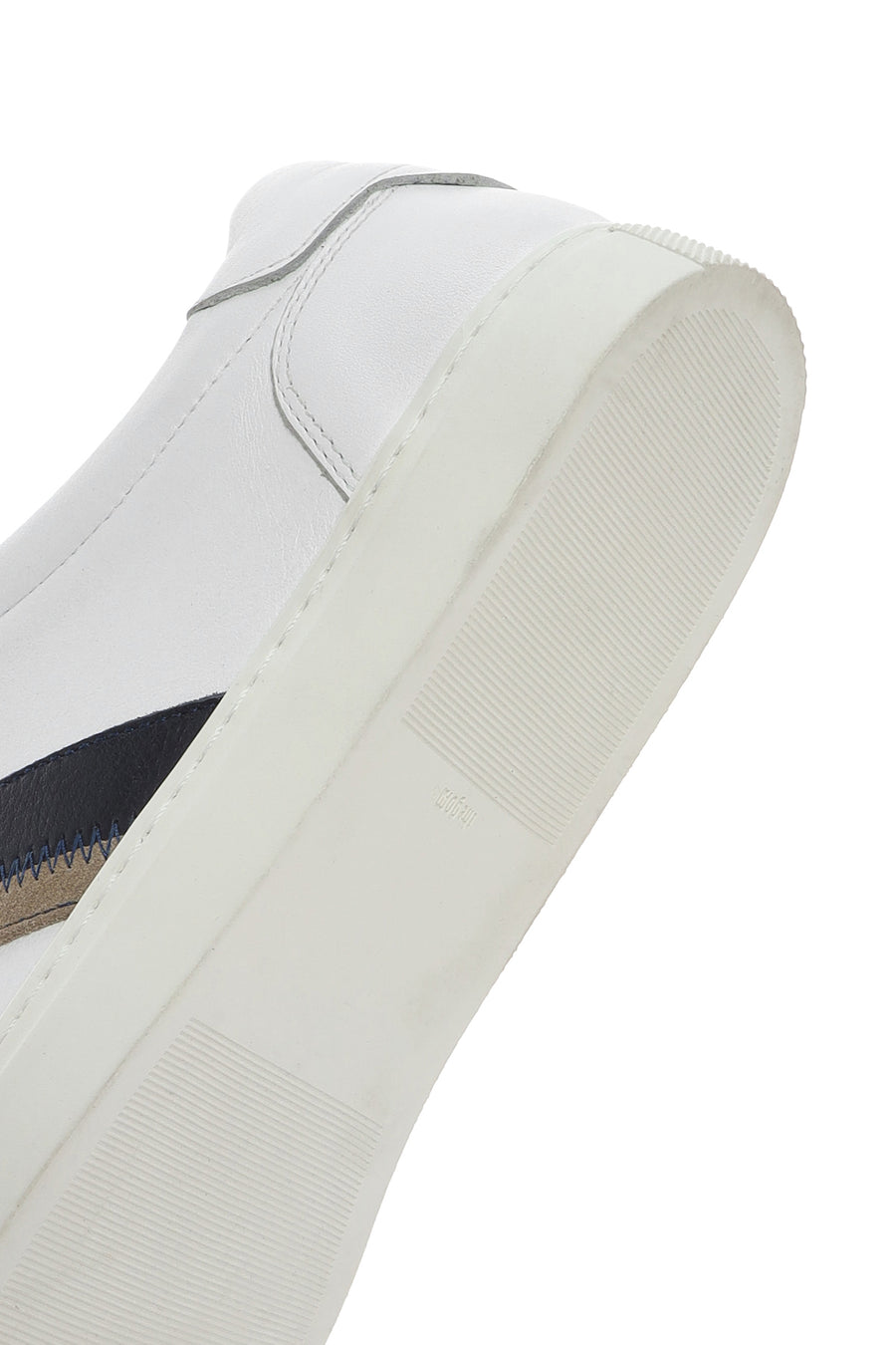 Erkek Beyaz Bağcıklı Deri Sneaker