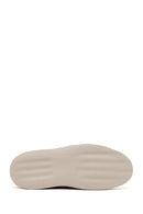 Male Beige Thick-Soled Nubuck Leather Comfort Loafer | Derimod