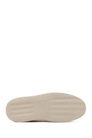 Men's Beige Lace-Up Chunky Sole Nubuck Leather Casual Shoes | Derimod