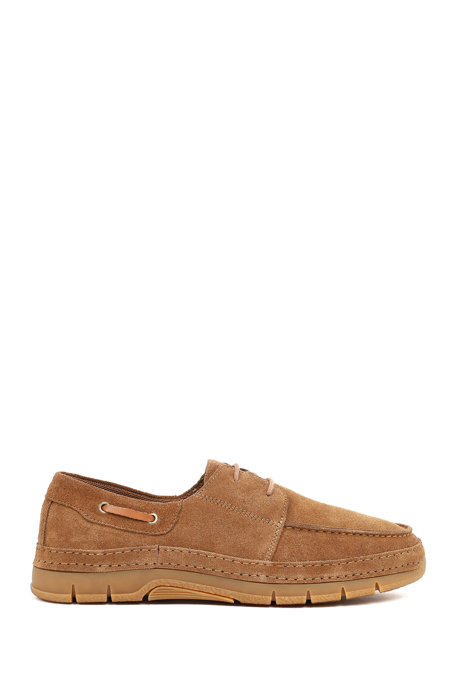 Men's Brown Lace-Up Suede Leather Casual Shoes 26SFD681210 | Derimod