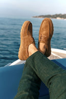 Men's Brown Lace-Up Suede Leather Casual Shoes | Derimod