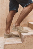 Men's Beige Lace-up Suede Leather Casual Shoes | Derimod