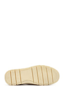 Men's Beige Lace-up Suede Leather Casual Shoes | Derimod