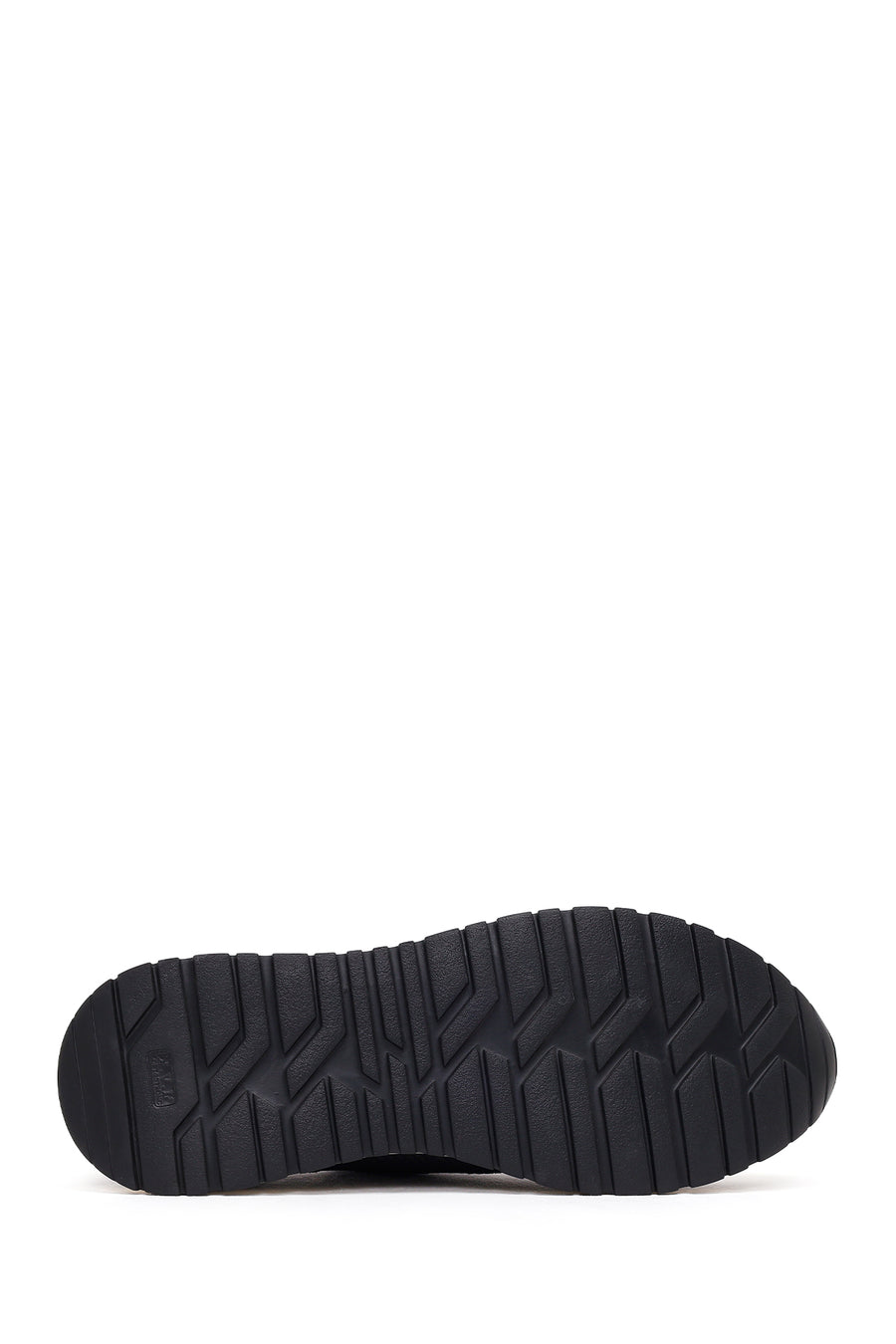 Erkek Siyah Bağcıklı Kumaş Sneaker