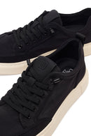 Derimod Zero Erkek Siyah Bağcıklı Kumaş Sneaker | Derimod