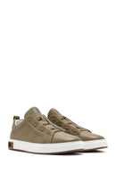 Erkek Bej Deri Sneaker | Derimod