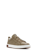 Erkek Bej Deri Sneaker | Derimod