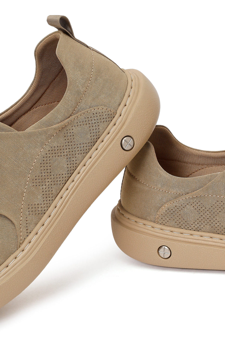 Derimod Zero Erkek Bej Bağcıklı Kumaş Sneaker
