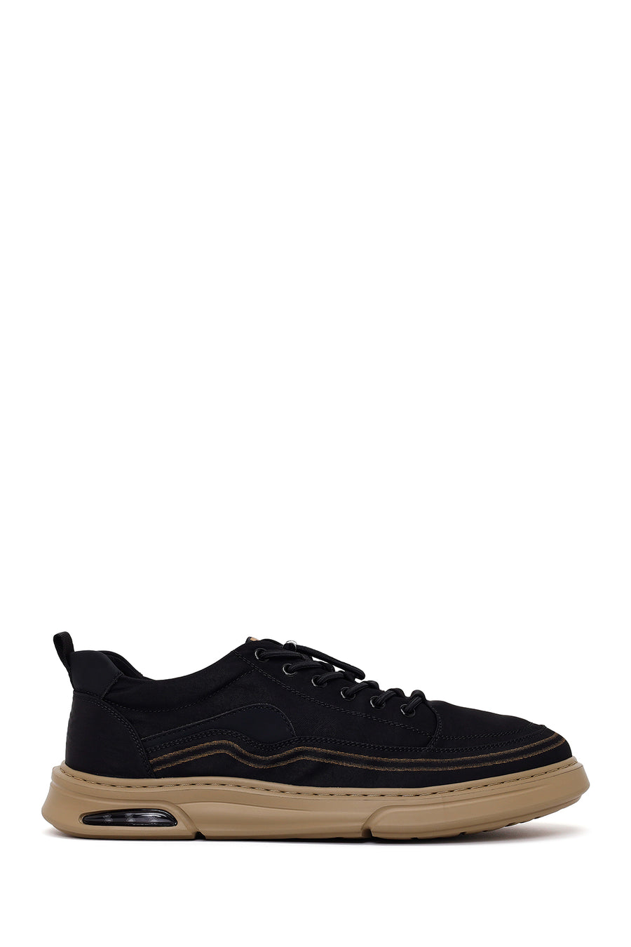 Derimoz Zero Male Black Lace-Up Fabric Sneaker 26SFD69206F | Derimod