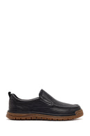 Derimod Fly Male Black Leather Casual Loafer | Derimod