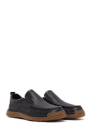 Derimod Fly Male Black Leather Casual Loafer | Derimod