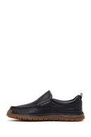 Derimod Fly Male Black Leather Casual Loafer | Derimod