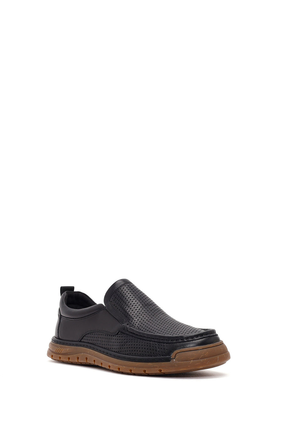 Derimod Fly Male Black Leather Casual Loafer