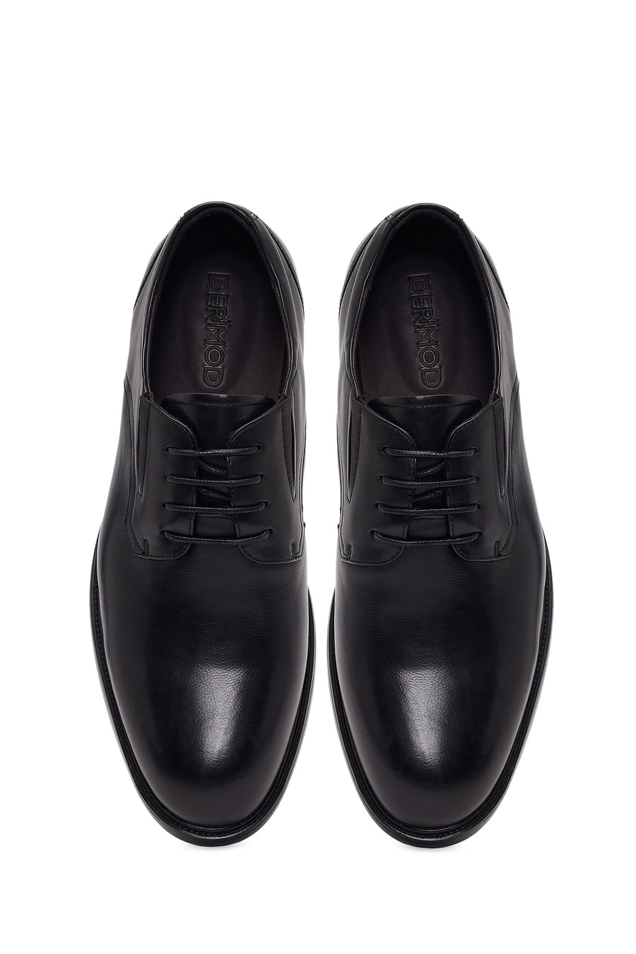 Men's Black Lace-up Classic Leather Shoes