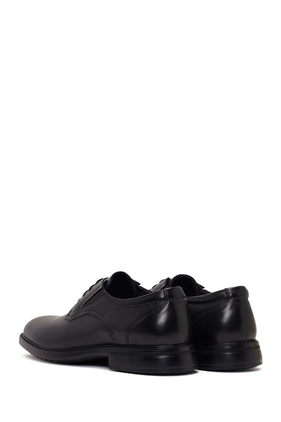 Men's Black Lace-up Classic Leather Shoes