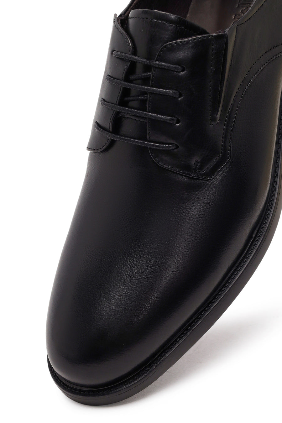 Men's Black Lace-up Classic Leather Shoes