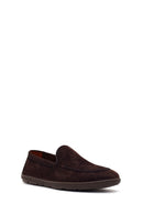 Erkek Kahverengi Süet Deri Casual Loafer | Derimod