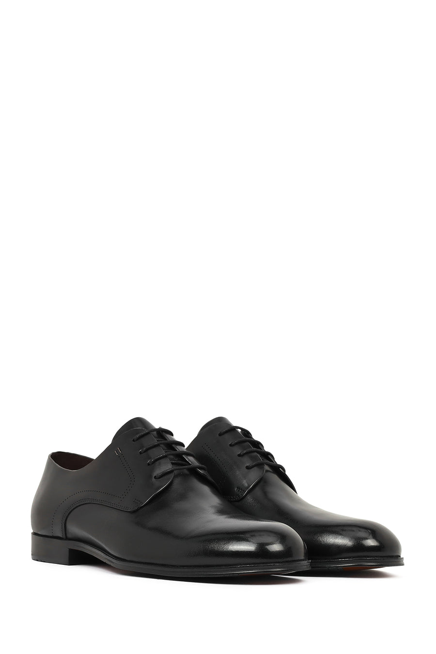 Derimod Black Male Black Lace-Up Classic Leather Shoes