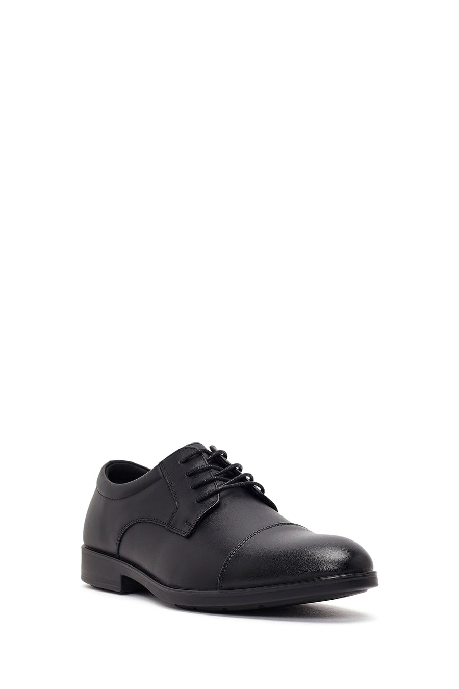 Men's Black Laced Leather Classic Shoes