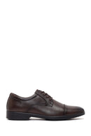 Men's Brown Laced Leather Classic Shoes | Derimod