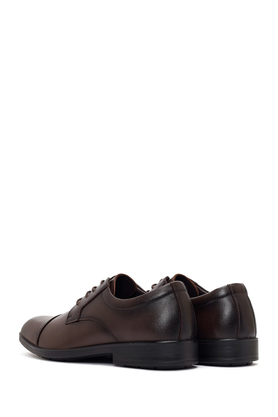 Men's Brown Laced Leather Classic Shoes